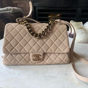 Chanel Trapezio Flap Bag Large